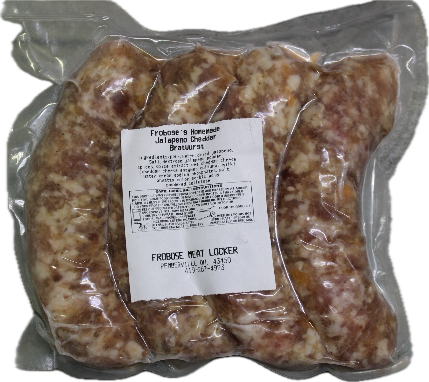 Jalapeno Cheddar Bratwurst