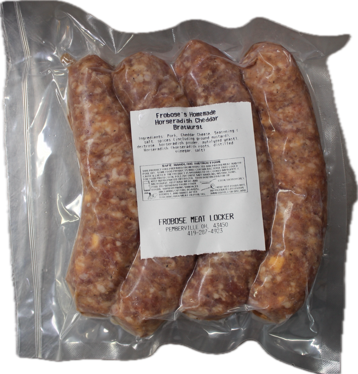 Horseradish Cheddar Bratwurst