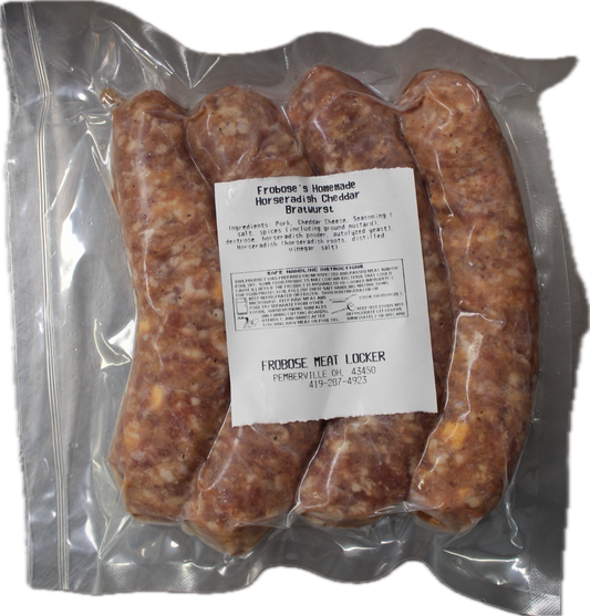 Horseradish Cheddar Bratwurst