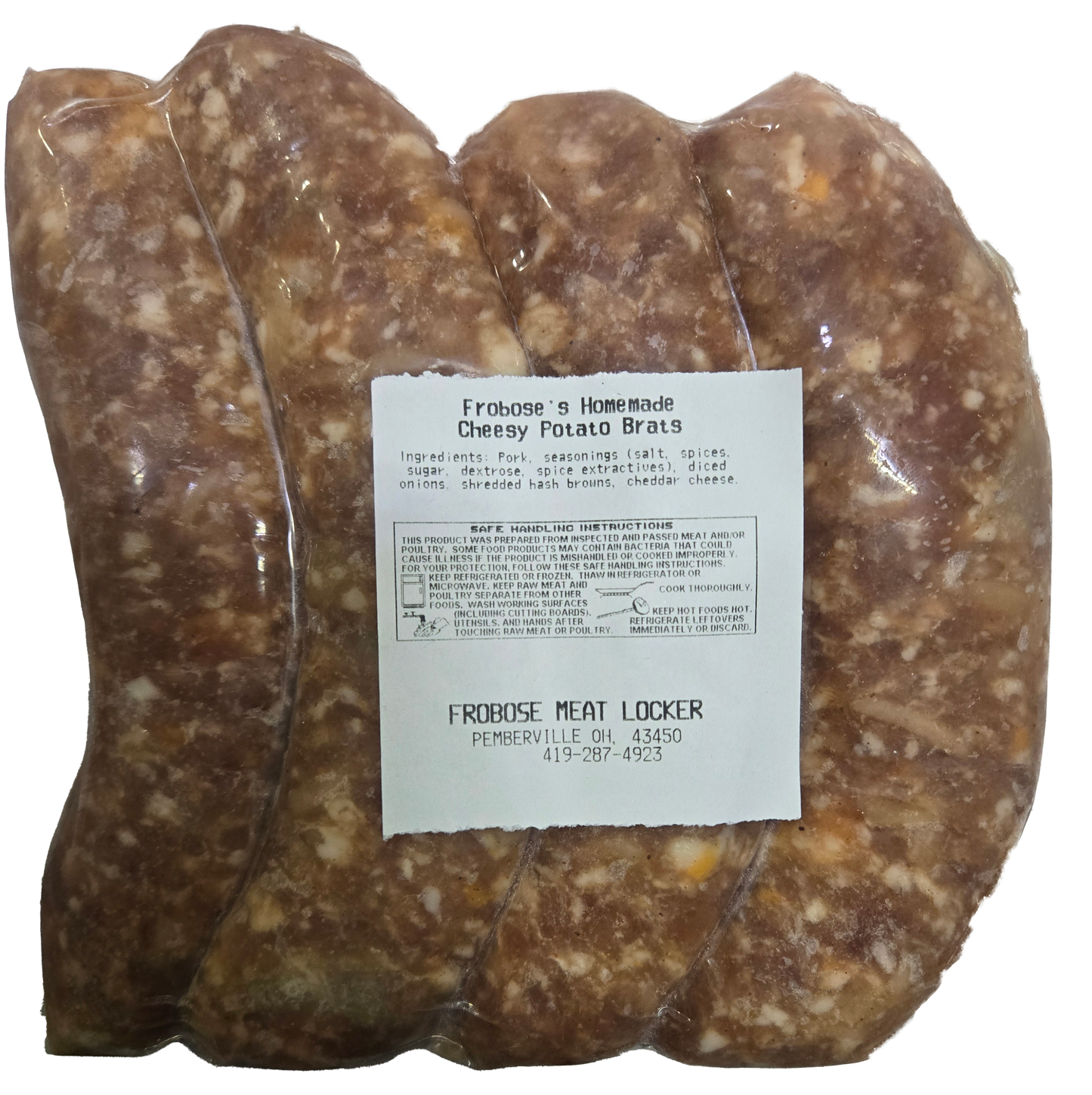 Cheesy Potato Bratwurst