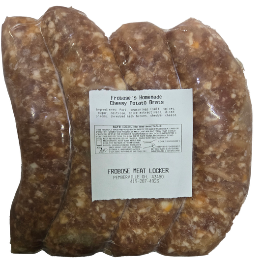 Cheesy Potato Bratwurst