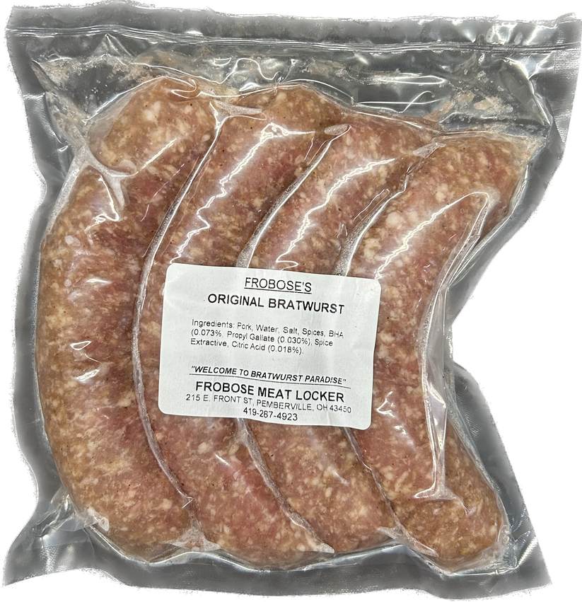 Original Bratwurst Frobose Meat Locker